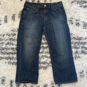 Women’s lucky brand jeans classic fit crop size 28